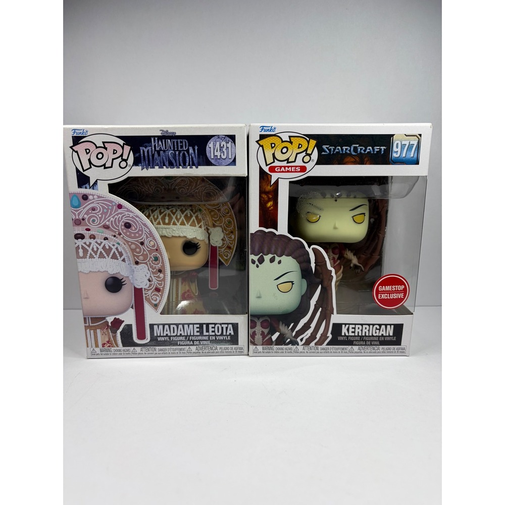 Funko Pop Madame Leota‎ Haunted Mansion 1431 & Kerrigan StarCraft 977 Exclusive